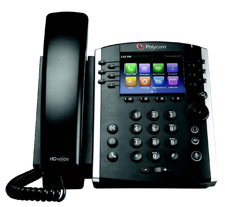 Téléphone multimédia professionnel Polycom VVX® 401