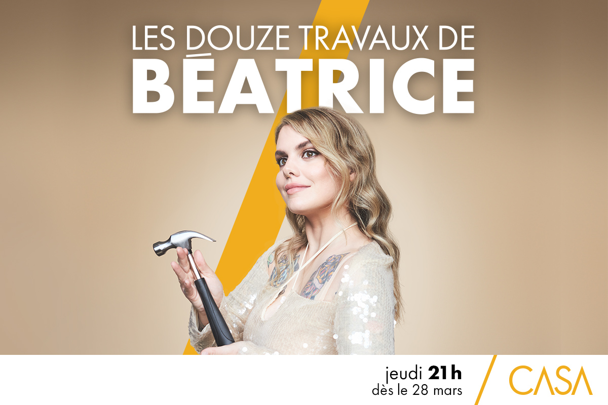 Béatrice and her husband begin the crazy adventure of renovating a cottage. Every Thursday from March 28. 