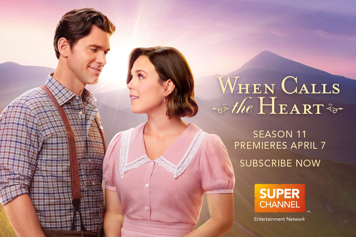 When Calls the Heart – Season 11 Exploring renewal, redemption, and romance in Hope Valley. Premieres April 7 at 9pm