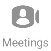 Meetings Tab icon
