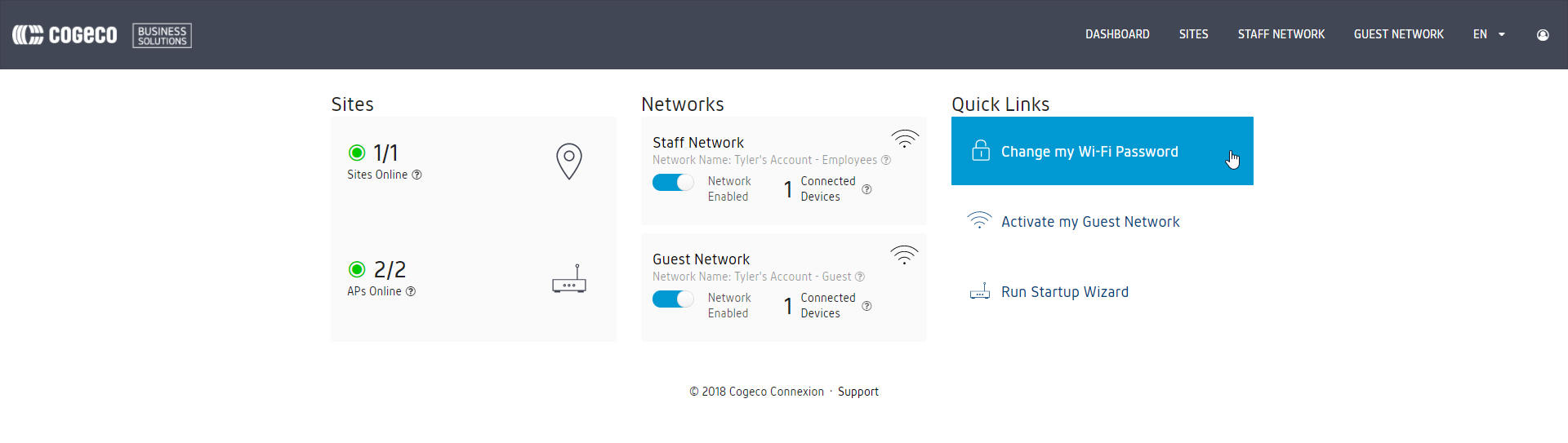 Understanding your Managed Wi-Fi dashboard
